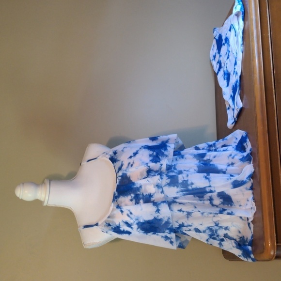 TIE DYE SHEIN TWO-PIECE TANKINI SWIM DRESS 4XL - Picture 3 of 16